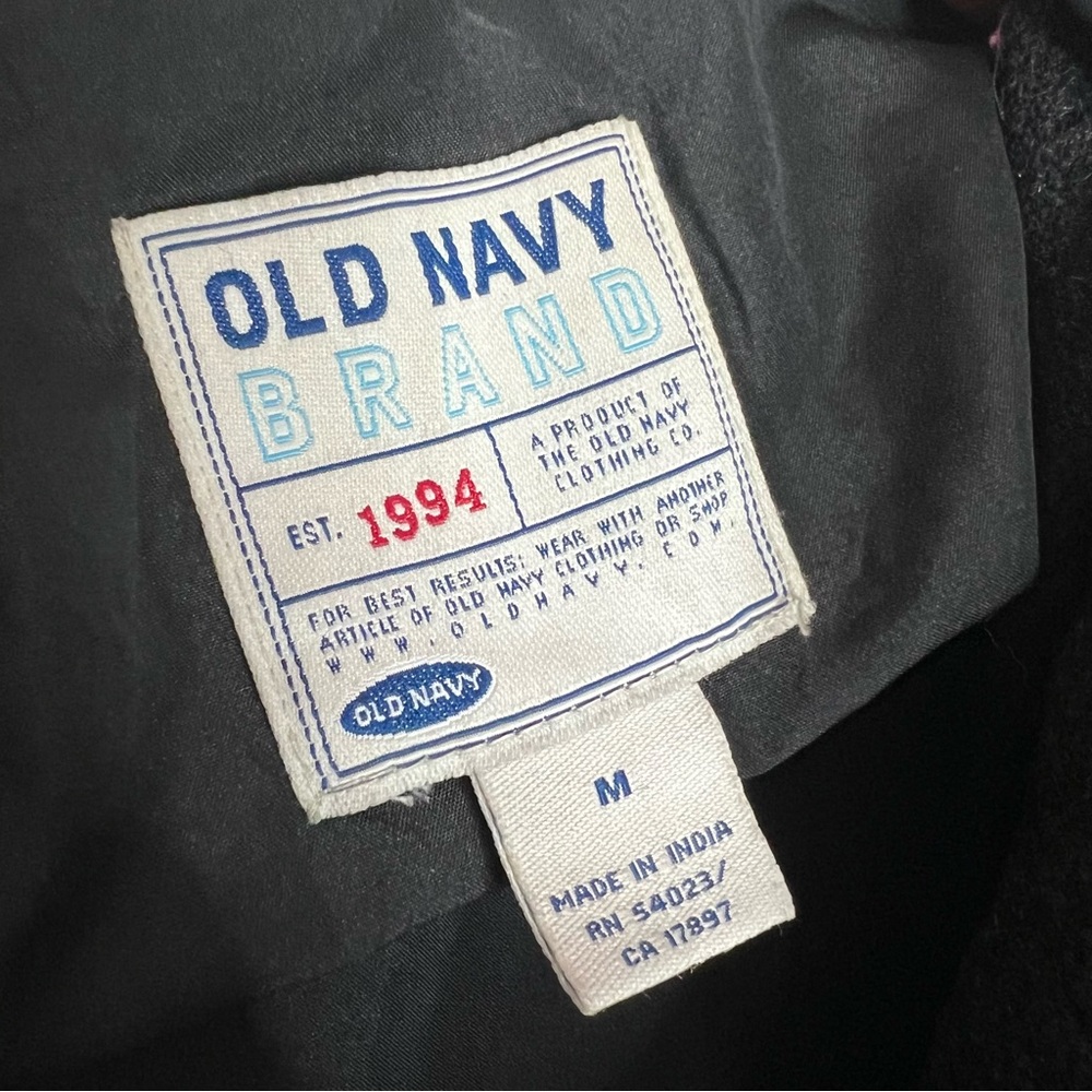 Old Navy Wool Full Zip Hooded Jacket Women’s Coat Size M - Picture 3 of 10